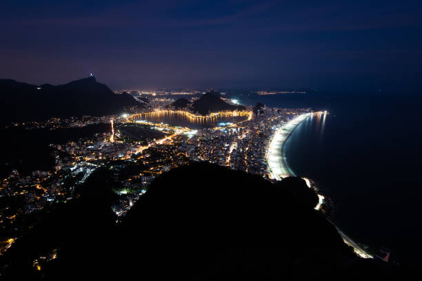 istock View of Rio de Janeiro at Night Time 948061110