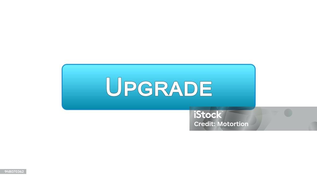 Upgrade Web Upgrade Web Interface Button Blue Color Software Installation Program ...