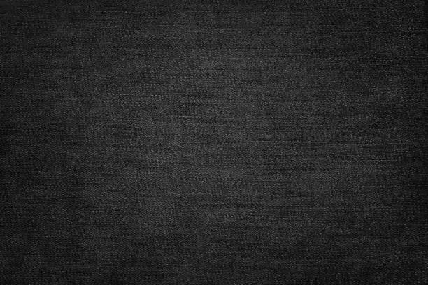 vaqueros textura negro - sewing close up pattern wool fotografías e imágenes de stock