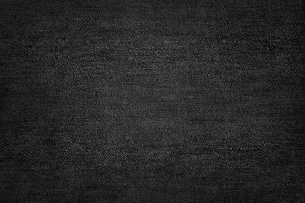 Photo of black jeans texture