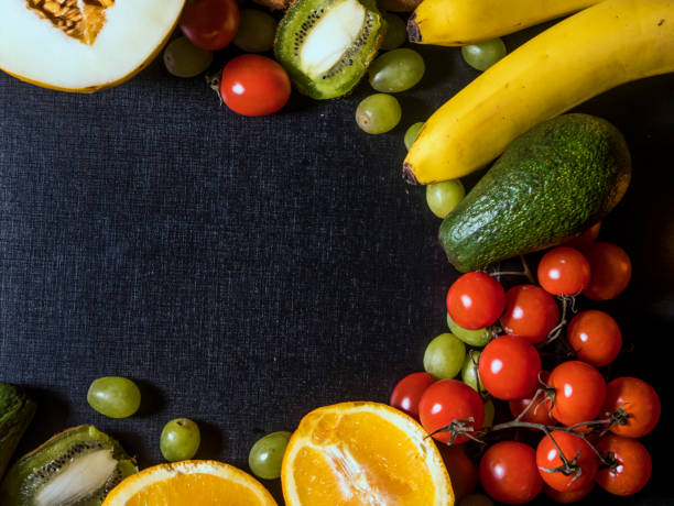 istock close copy space with tropical season summer fresh fruits 948082276