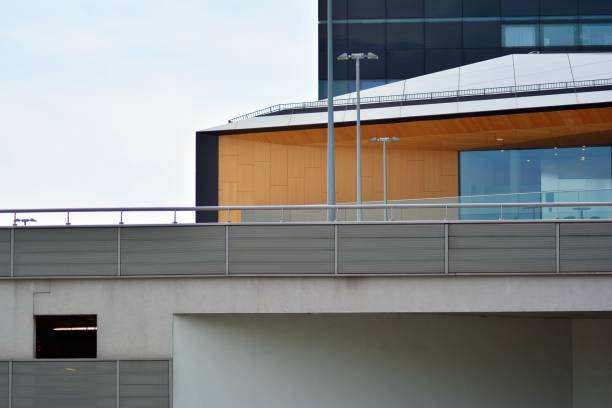 istock Fragment of a modern glass building 948082886