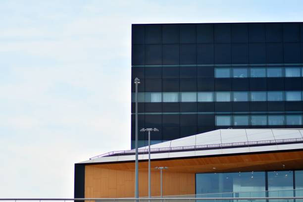 istock Fragment of a modern glass building 948089976