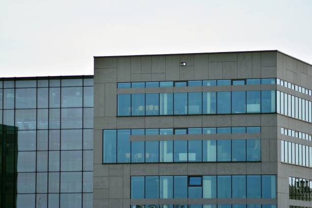 istock Fragment of a modern glass building 948101324