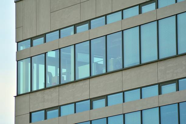 istock Fragment of a modern glass building 948104982