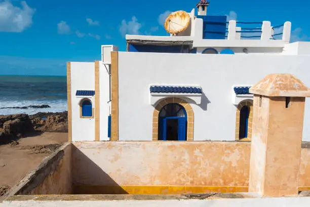 Photo of Traditional buildings of Medina district in Essaouira Morocco