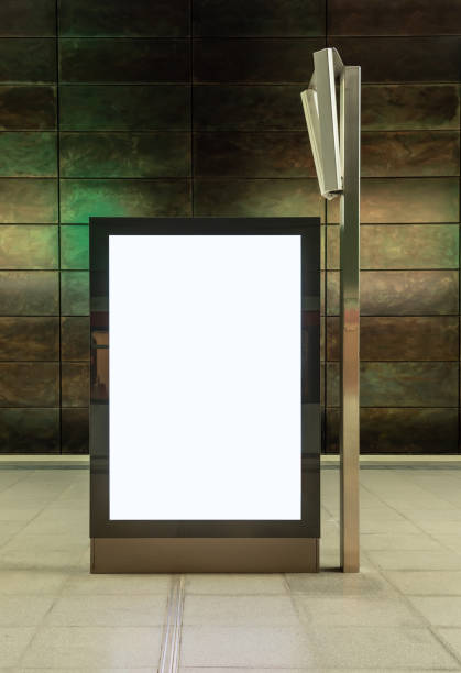 istock blank digital display advertisement billboard in subway station 948151208