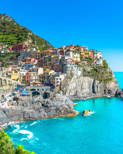 manarola, italia - manarola foto e immagini stock