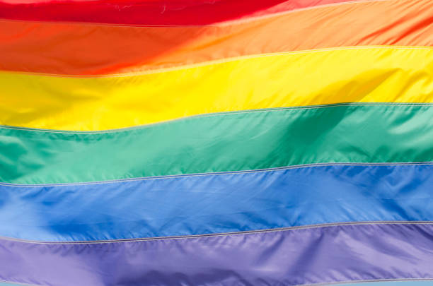 istock Gay Pride Rainbow Flag Close-Up Motion Blur 948175930