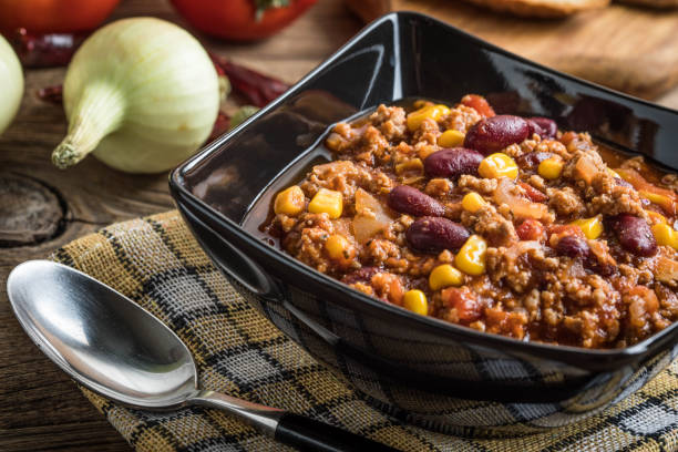 istock Chili con carne in a bowl. 948183090