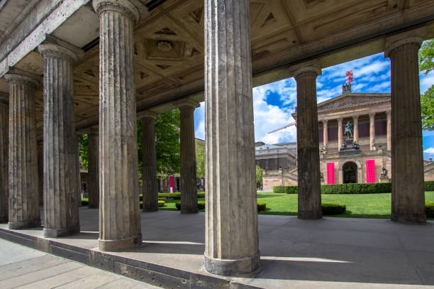 Colonnade, row of classical stone columns