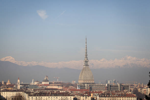 istock Turin Mole Antonelliana with the Alps Skyline 948204748
