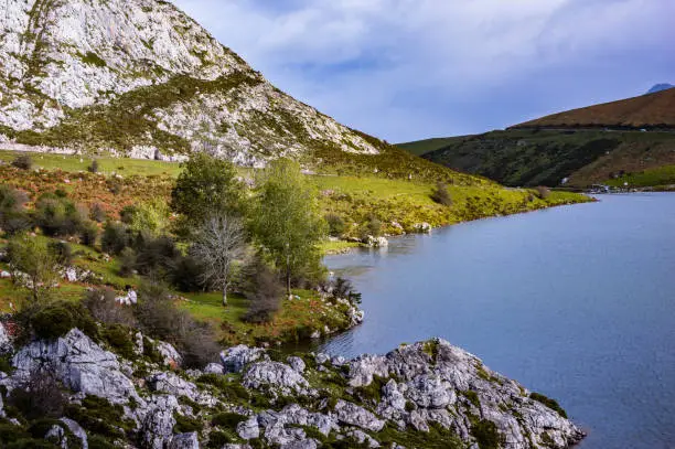 Mountain landscape in Asturias, Spain