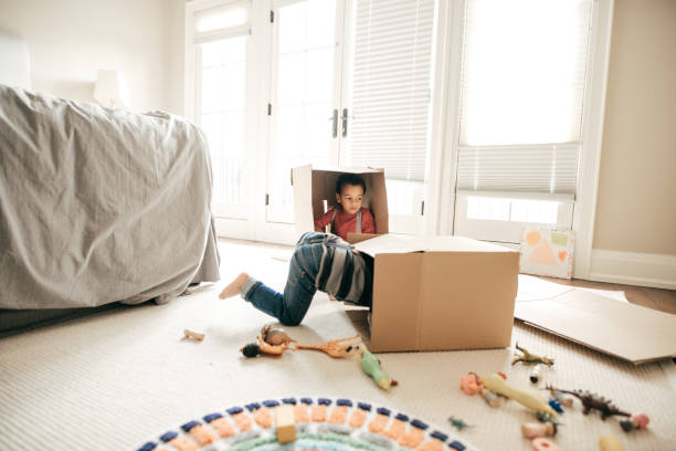 istock Siblings bonding at the bedroom. 948239908