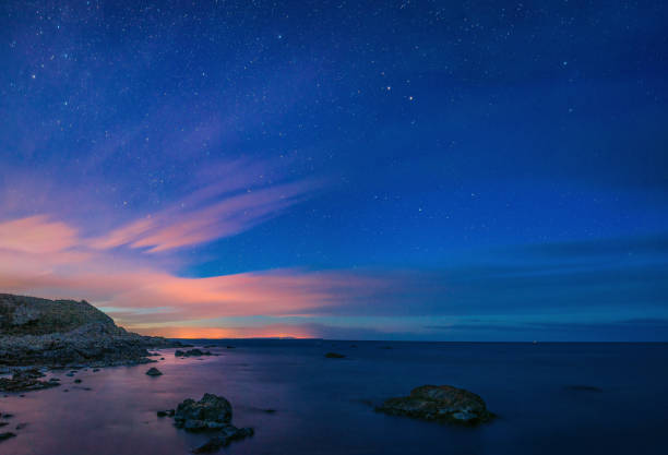 istock Nightscapes with starry sky and milky way 948244894