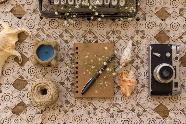 istock Spring or summer freelance, business or writing concept. Notepad 948248490
