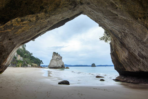 istock Cathedral Cove, New Zealand 948316598