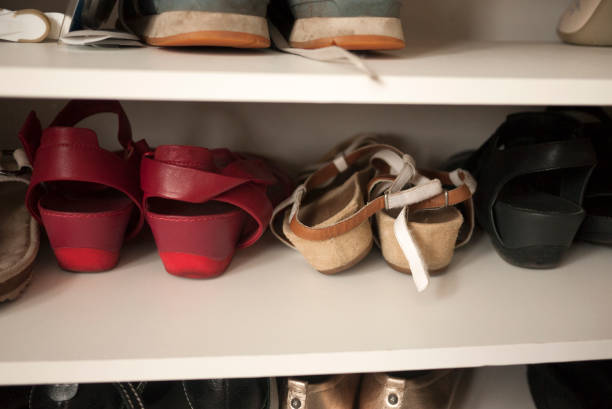 istock Womens Shoes in Closet 948333910