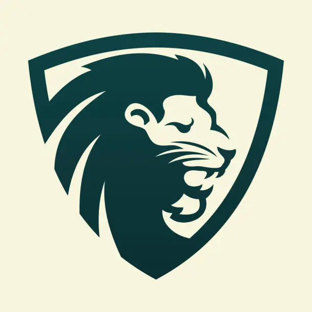 Vector illustration of Lion Head