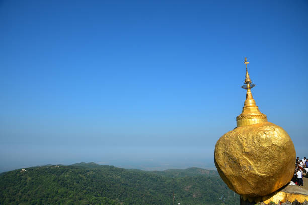 Golden Rock Pagoda in Myanmar