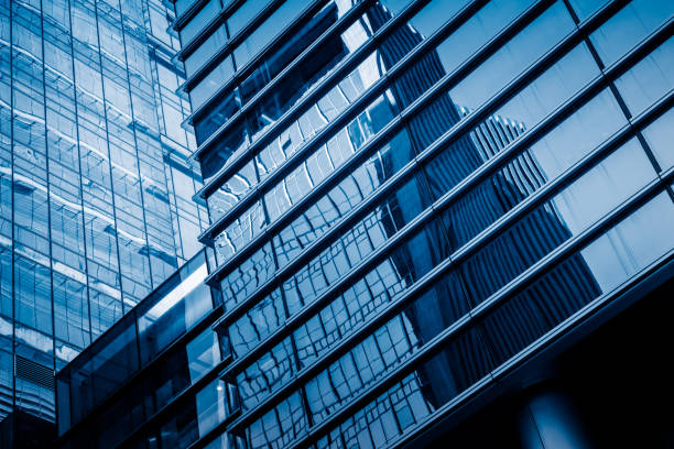 istock Detail glass building background 948369734
