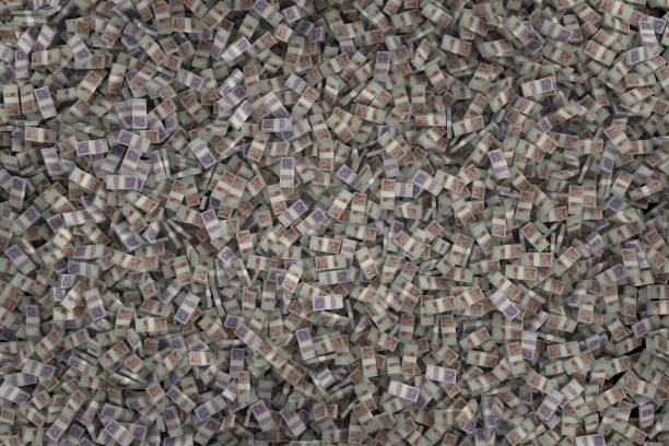 Huge Massive Money Piles Bundles of £20 & £50 British Pound Sterling Bills/Notes Mixed