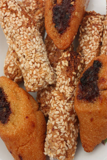 istock Makrout Oriental sweets with semolina dates and honey 948380064