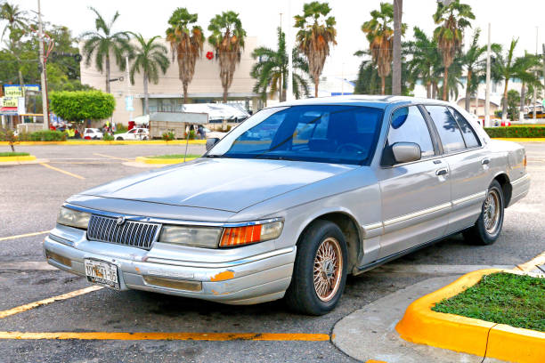 Acapulco, Mexico - May 30, 2017: Motor car Mercury Grand Marquis in the city street.