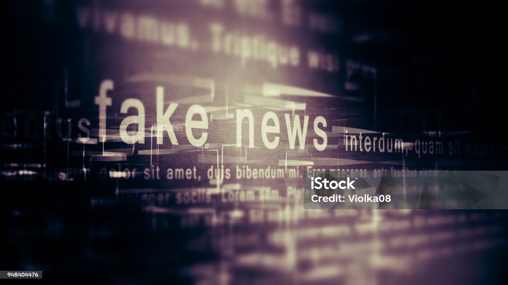 Sfondo fake news - Foto stock royalty-free di Mass Media