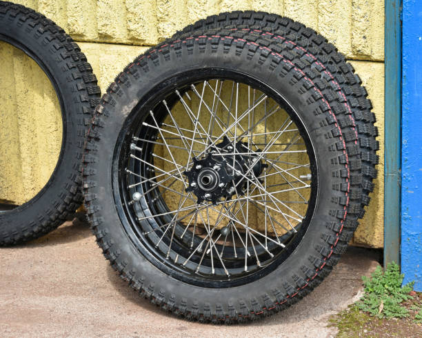 istock New tires of motorbikes 948410886