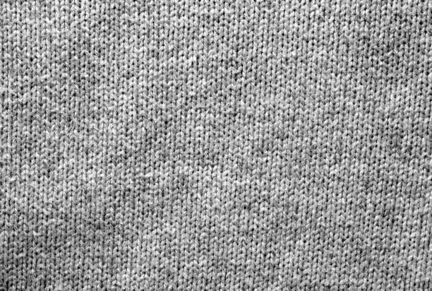 istock Gray color knitting pattern in black and white 948425500