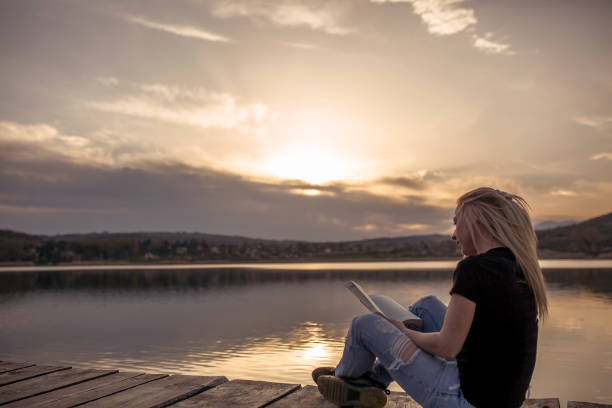 istock Beautiful sunny day by the lake 948429056