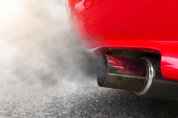 istock Air pollution from vehicle exhaust pipe 948434504