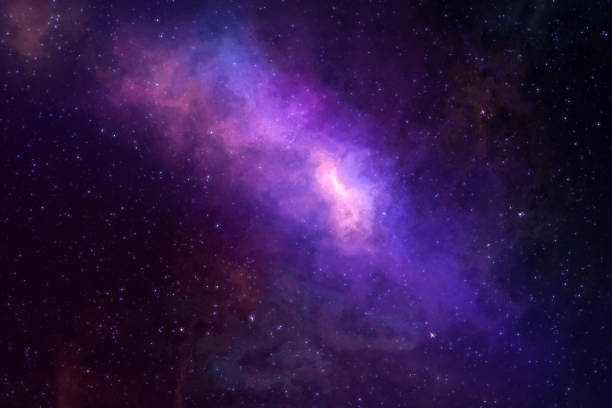 campo de estrellas de alta definición, espacio de cielo de colores de la noche. nebulosa y galaxias en el espacio. antecedentes del concepto de astronomía. - venganza fotografías e imágenes de stock
