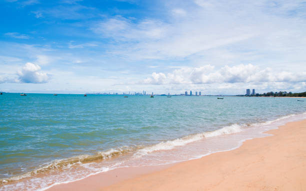 istock Wave & Sand beach background , holiday or relax in summer concept. 948442946