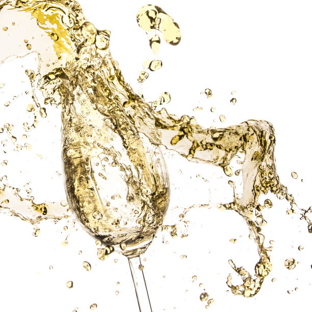 white wine splash