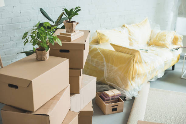 istock close up view of cardboard boxes in room 948447936