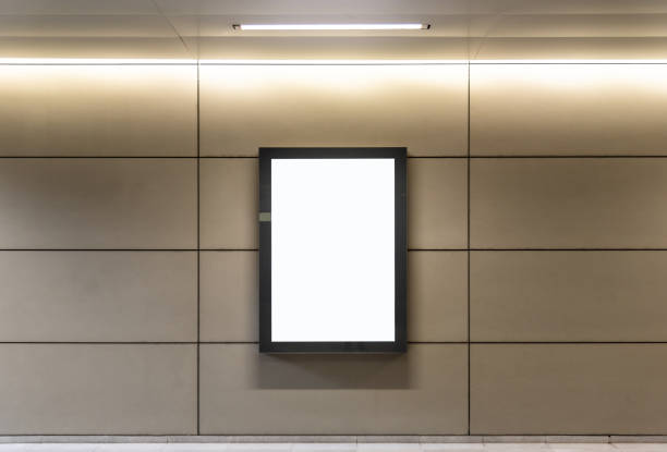 istock blank digital display advertisement billboard on wall in subway station 948459098