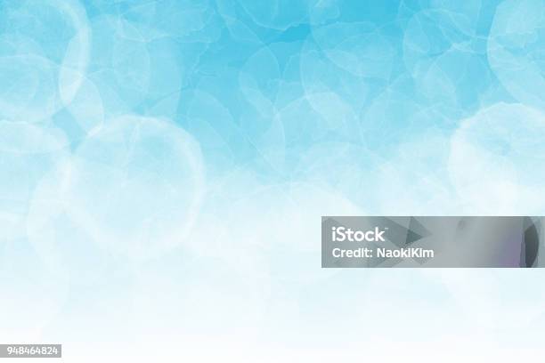 Pastel Color Blue Sky Abstract Or Watercolor Paint Background Stock Illustration - Download Image Now