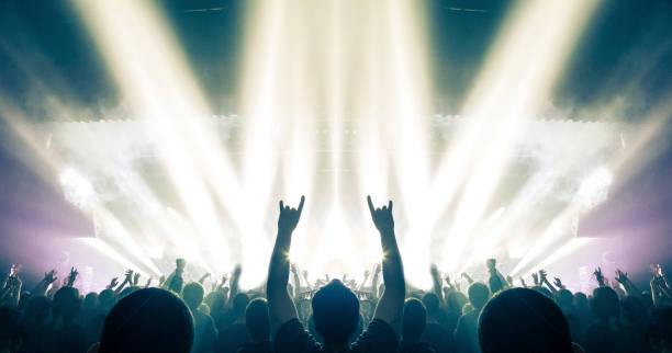 istock Concert crowd in a huge arena 948465472