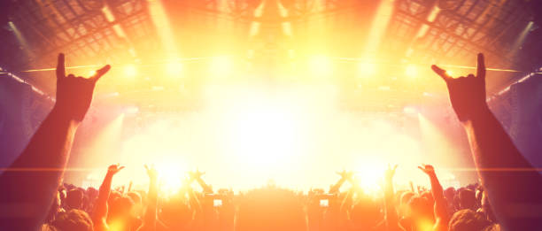 istock Concert crowd in a huge arena 948465496