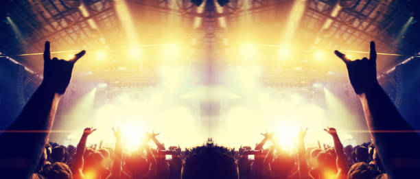 istock Concert crowd in a huge arena 948465528