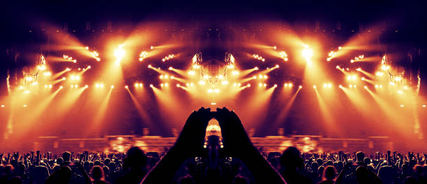 istock Concert crowd in a huge arena 948465572