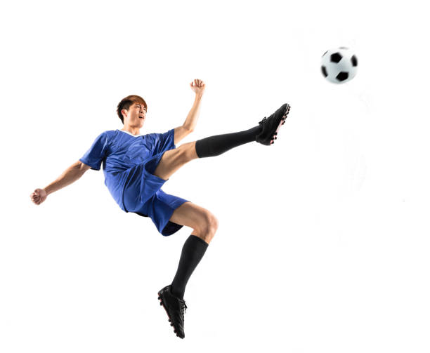 istock soccer player in action isolated white background 948486776