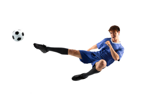 istock soccer player in action isolated white background 948486786