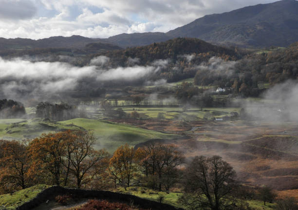 istock Elterwater and morning mist, English Lake District 948487192