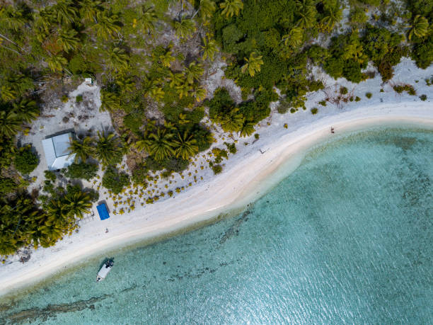 istock Polynesia Cook Island aitutaki lagoon tropical paradise aerial view 948498596