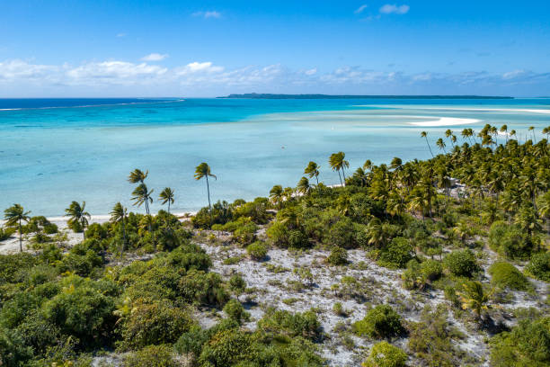 istock Polynesia Cook Island aitutaki lagoon tropical paradise aerial view 948498842