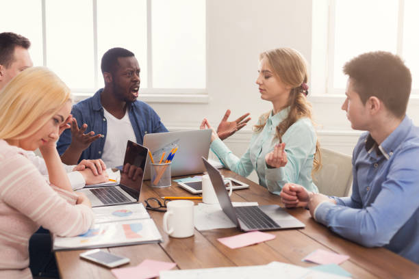 istock Business meeting. Multiethnic team in office 948503172