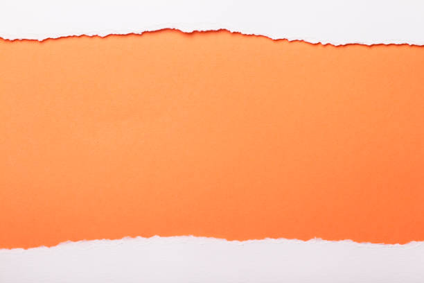 istock Ripped white paper with colored background with space for text 948504182